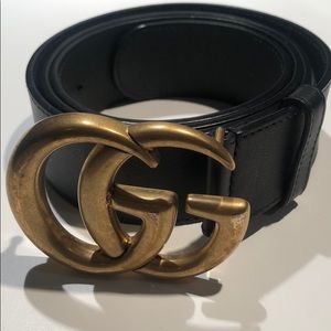 Gucci Marmont belt (black)